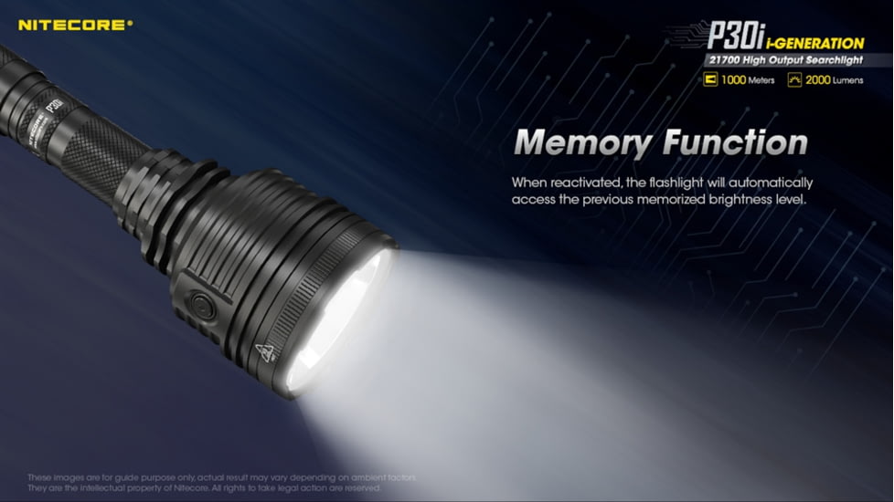 Nitecore P30i 2000 Lumen 1093 Yard Long Throw Flashlight Hunting Kit, Black, 6952506466269