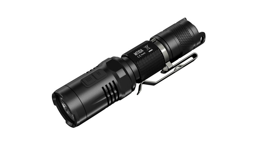 Nitecore MT10A Tac. Flashlight, w/CREE XP-G2 R5 LED, 920 Lumens, w/ 1xAA Battery, Black NITECORE-MT10A