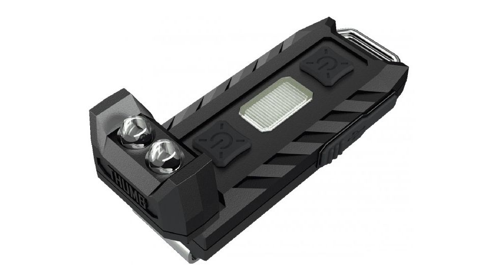 Nitecore Thumb Tiltable LED Worklight - 85 Lumens - USB Rechargeable, Black, NITECORE-THUMB