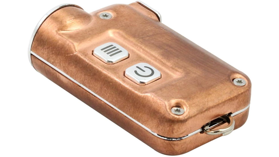 Nitecore TINI-Cu 1 x Li-ion Battery Pack CREE XP-G2 S3 LED USB-Rechargeable Key Flashlight, 380 Lumens, Copper, TINI-CU