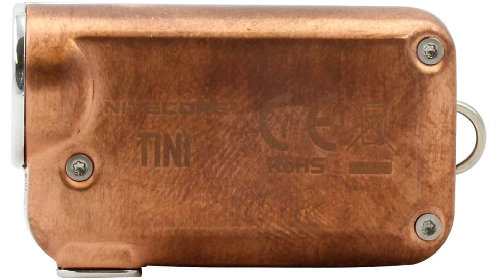 Nitecore TINI-Cu 1 x Li-ion Battery Pack CREE XP-G2 S3 LED USB-Rechargeable Key Flashlight, 380 Lumens, Copper, TINI-CU