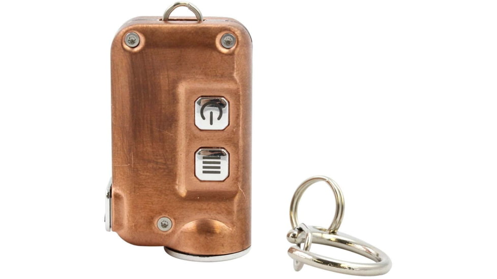Nitecore TINI-Cu 1 x Li-ion Battery Pack CREE XP-G2 S3 LED USB-Rechargeable Key Flashlight, 380 Lumens, Copper, TINI-CU
