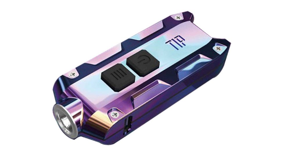 Nitecore TIP SS USB Rechargeable Stainless Steel Key Light, Tropical NITECORE-TIP-SS-TROPICAL