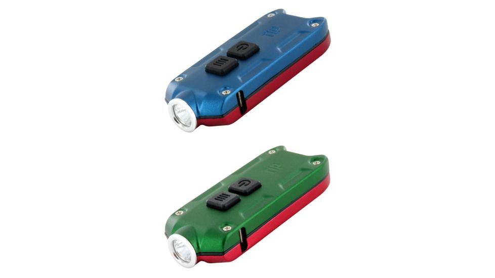 Nitecore TIP Winter Special Edition LED Keylight Gift Set, Red/Blue, Red/Green