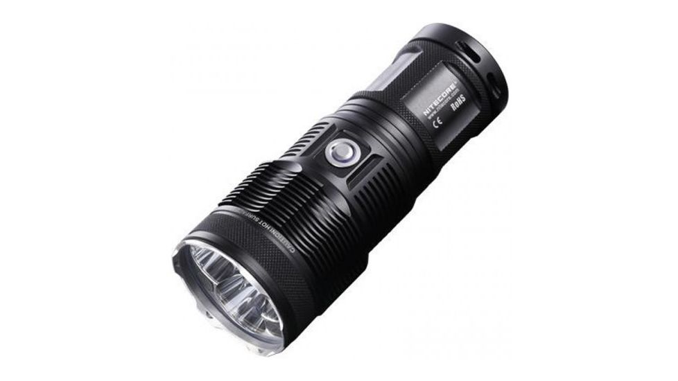 Nitecore TM15 Tiny Monster 3 x CREE XM-L2s LED Flashlight, 2650 Lumens, Black, Uses 4x 18650 or 8x CR123A NITECORE-TM15-XML2