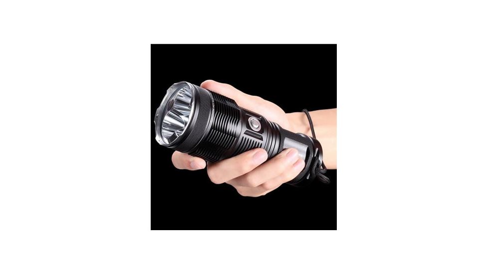 Nitecore TM15 Tiny Monster 3 x CREE XM-L2s LED Flashlight, 2650 Lumens, Black, Uses 4x 18650 or 8x CR123A NITECORE-TM15-XML2