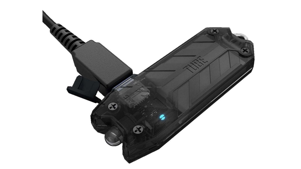 Nitecore TUBE 1 x Built0In Li-ion Battery Pack 500mW Blue LED USB-Rechargeable Tactical Keylight, 4 Lumens, Black, TUBE-BL