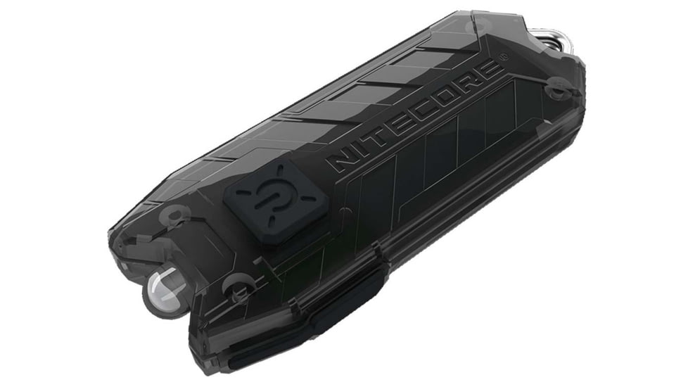 Nitecore TUBE 1 x Built0In Li-ion Battery Pack 500mW Red LED USB-Rechargeable Tactical Keylight, 25 Lumens, Black, TUBE-GL