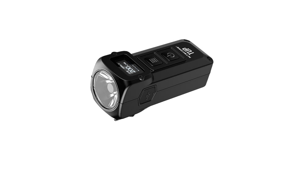 Nitecore TUP 1 x 3.7V Li-ion CREE XP-L HD V6 LED Keychain Flashlight, 1000 Lumen, Black, 6952506404940
