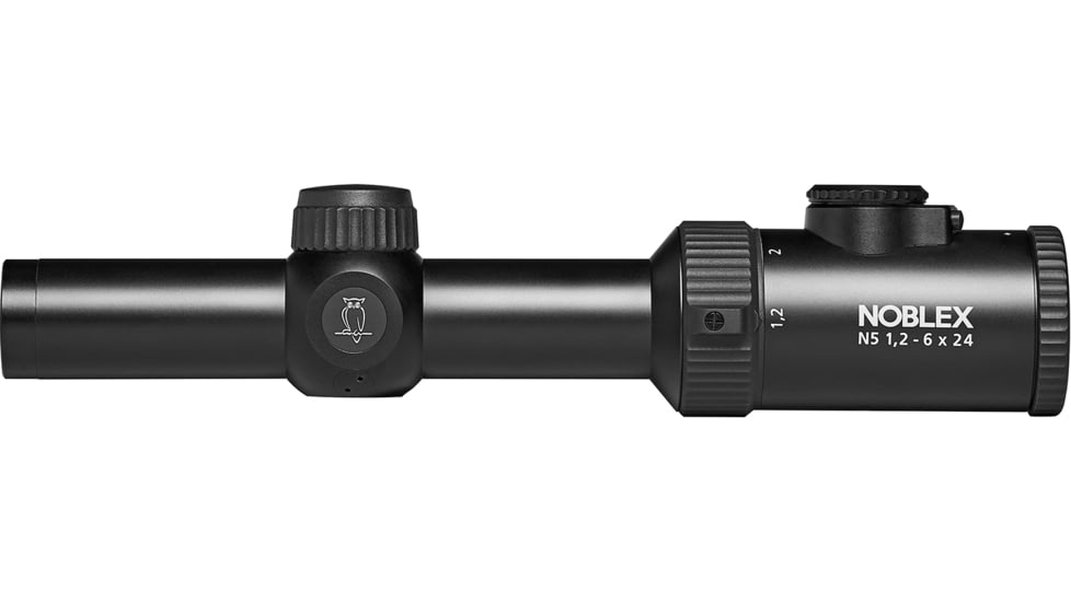 Noblex-Docter Optics N5 Rifle Scope, 1.2-6x24mm, 30mm Tube, 4i Reticle, Black, 56904