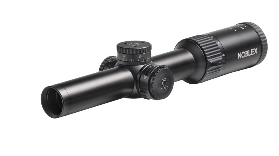 Noblex-Docter Optics N6 Rifle Scope, 1-6x24mm, 30mm Tube, 4i Reticle, Black, 56804