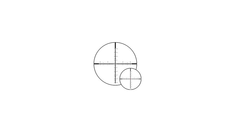 Noblex-Docter Optics Vector Rifle Scope, 5-30x56mm, 34mm Tube, Second Focal Plane, 1/8 MOA, ELD20 Reticle, Black, 56471