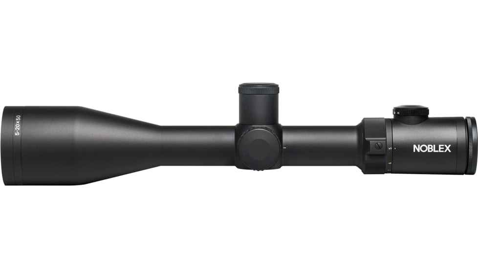 Noblex-Docter Optics Vector Rifle Scope, 5-20x50mm, 30mm Tube, Second Focal Plane, 1/4 MOA, MilDot Reticle, Black, 56448