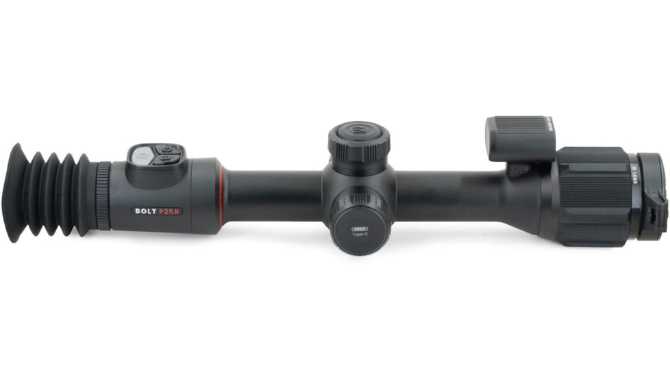 NOCPIX BOLT P25R 3.5x25mm 30mm Tube Thermal Imaging Rifle Scope, 50 Hz, 256x192, Black, BOLT-P25R