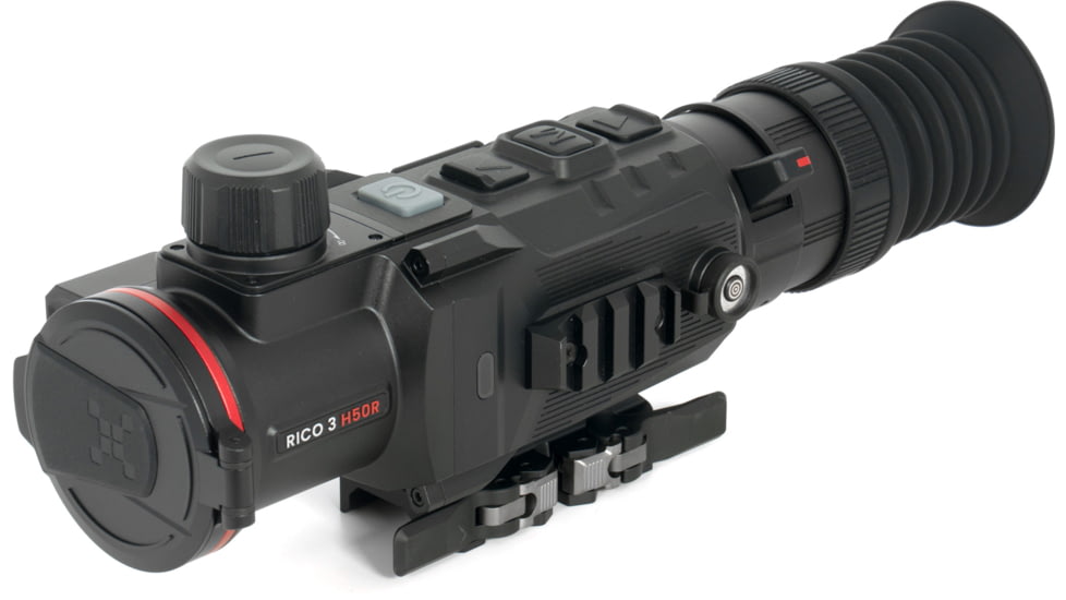 NOCPIX RICO 3 H50R 3x50mm LPVO Thermal Imaging Rifle Scope w/LRF, First Focal Plane, 60 Hz, 640x512 pixels, Black, RICO3-H50R