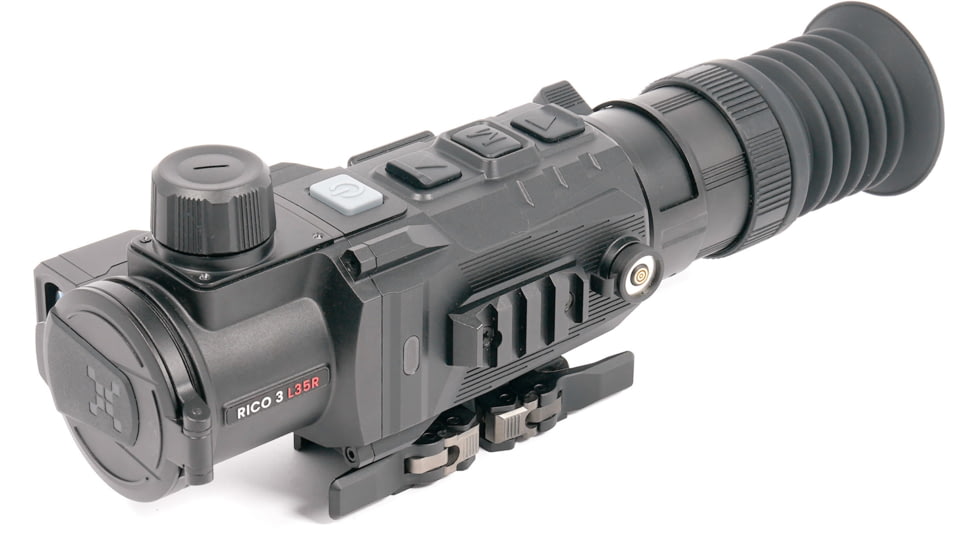 NOCPIX RICO 3 L35R 3x35mm LPVO Thermal Imaging Rifle Scope w/LRF, First Focal Plane, 60 Hz, 384x288 pixels, Black, RICO3-L35R
