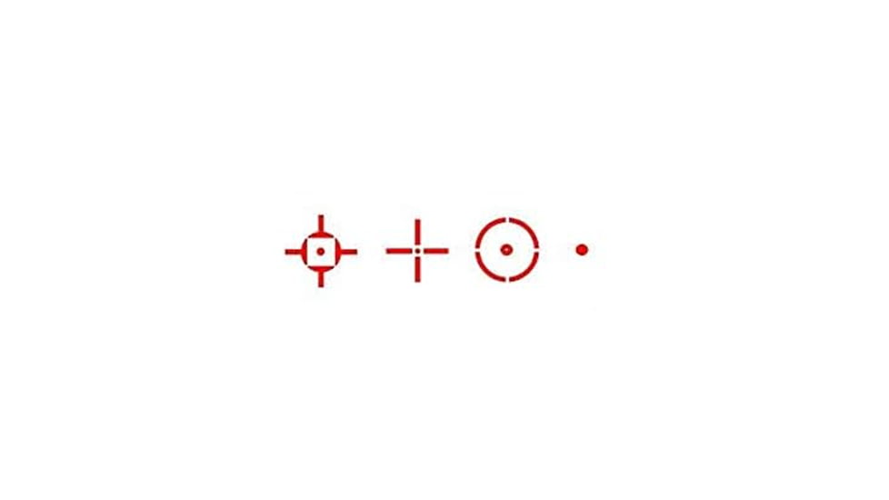Northtac MVR 1x Red Dot Reflex Sight, Mil Dot Reticle, Red Illumination, Black, MVR-01