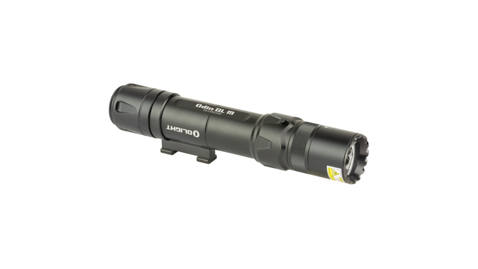 Olight Odin GL, Rechargeable Weapon Mounted Light, 1,500 Lumens, Green Laser, Black, ODINGLMBK