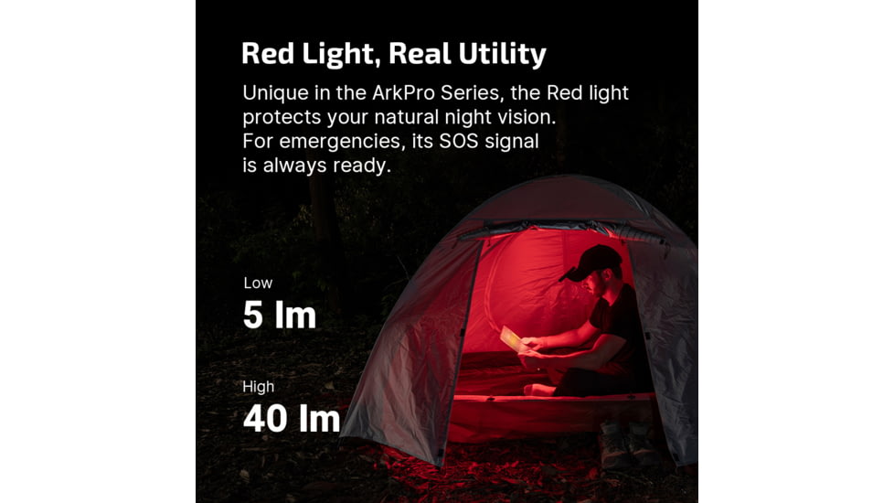 Olight ArkPro Lite Rechargeable 1200 Lumen EDC Flashlight with UV Light
