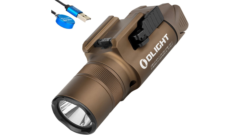 Olight Baldr Pro R 1350 Lumens LED Rechargeable Flashlight and Green Laser Combo