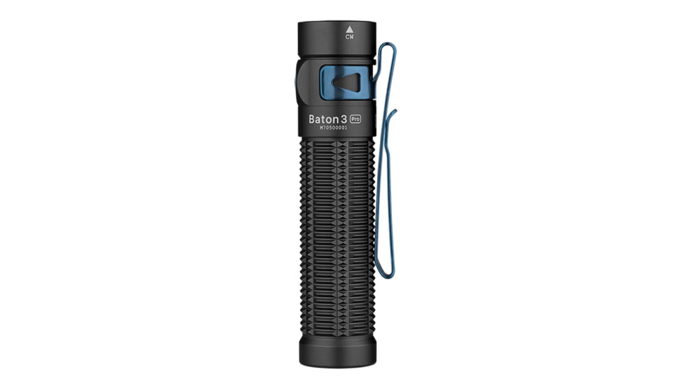 Olight Olight Baton 3 Pro 1500 Lumen Cool White Rechargeable EDC Flashlight, Black, FL-OL-BATON3PRO-CWBK