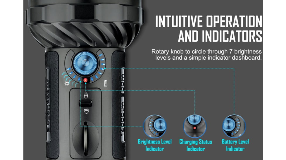 Olight Marauder 2 14000 Lumens LED Long Throw Rechargeable Flashlight