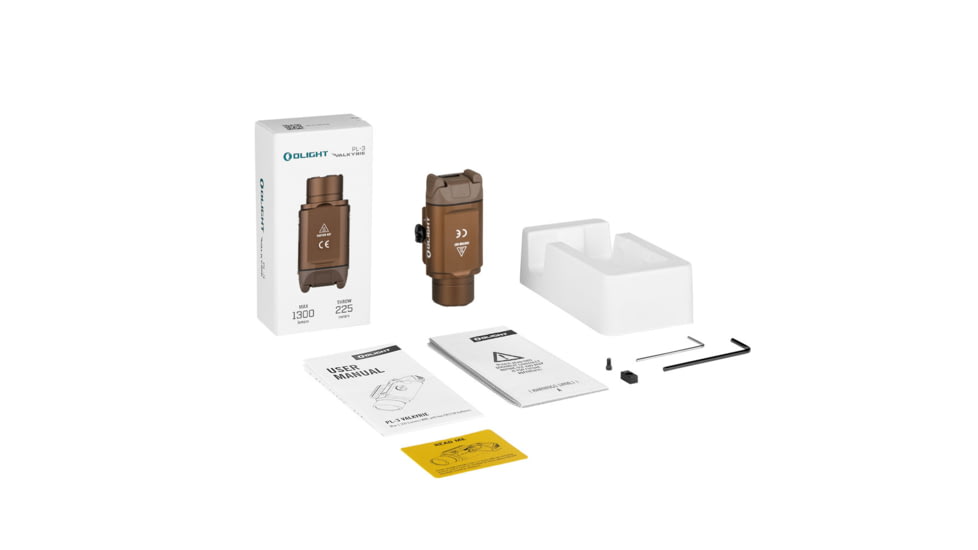 Olight Olight PL3 Valkyrie 1300 Lumen Tactical Light - Tan, Tan, FL-OL-PL3-TN