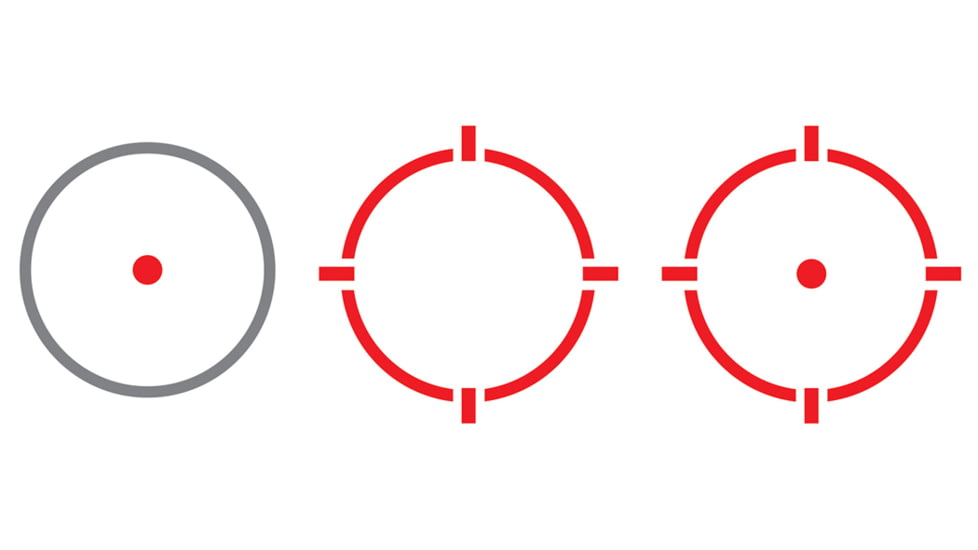 Osight S 1x17-21mm Reflex Red Dot Sight, 2 MOA Dot, Black, Osight S