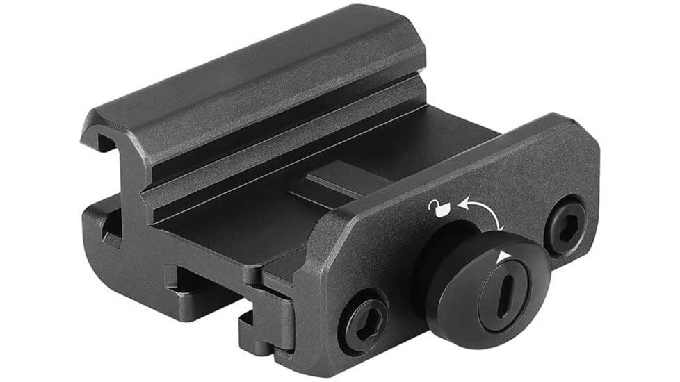 Olight Picatinny Rail For Odin Mini Adapter, Black, MNT-OL-ODINPIC