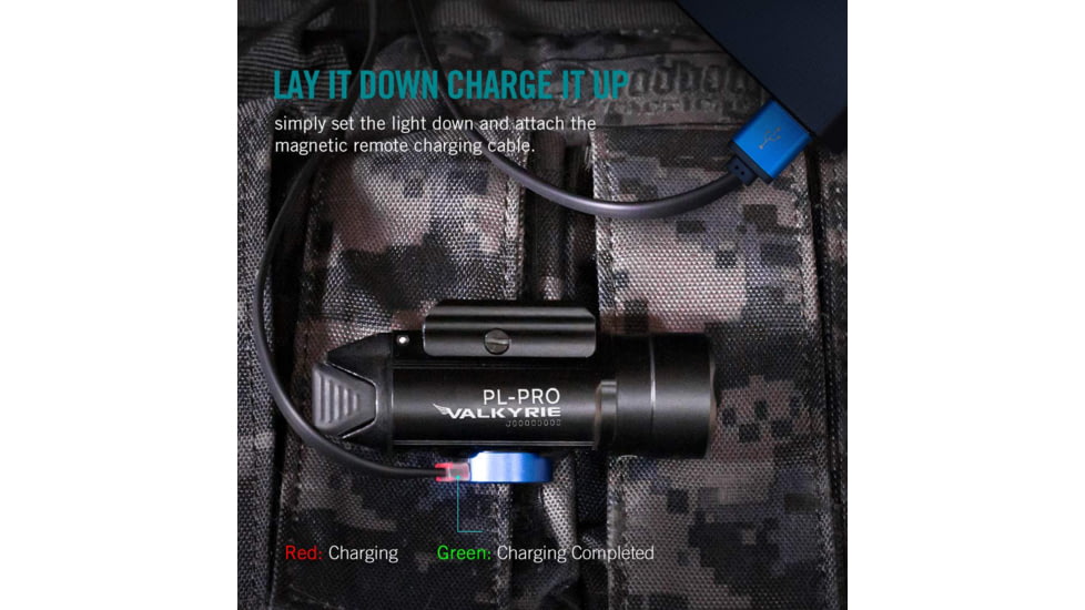 Olight PL PRO Valkyrie Rechargeable LED Flashlight, Natural White, 1500 Lumens, Black, FL-OL-PLPRO-BK