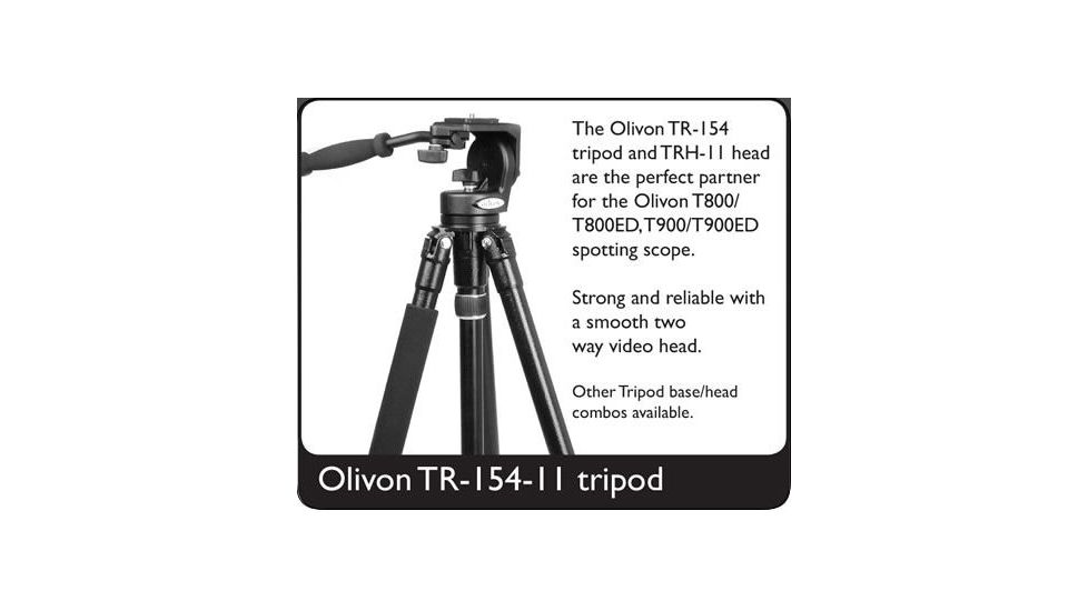 Olivon T-900ED Angled Spotting Scope, Black, Medium OLT900ED-US