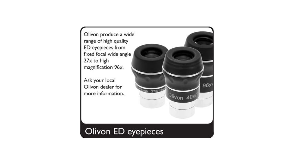 Olivon T-900ED Angled Spotting Scope, Black, Medium OLT900ED-US