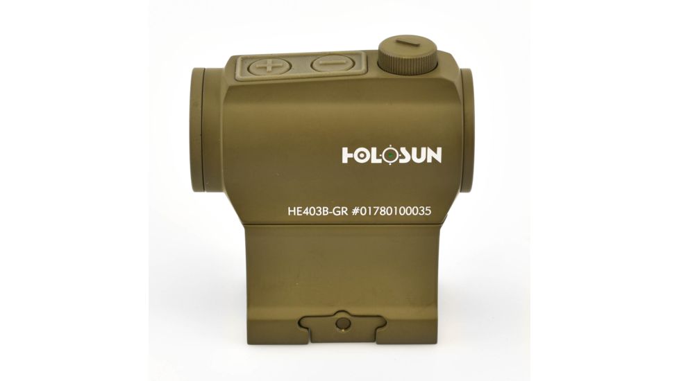 Holosun HE403B-GR Elite Green Dot Sight, FDE, HE403B-GR-FDE