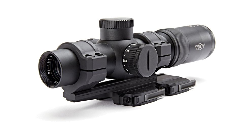 Open Box, Dealer Demo, HI-LUX Hi-Lux Optics CMR8 1-8X26 Rifle Scope w/Green Reticle, Matte Black CMR8F