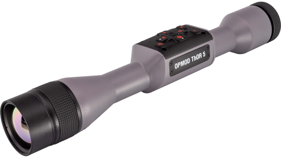ATN OPMOD ThOR 5 4-32x Smart HD Thermal Rifle Scope, 640x480 Resolution, 12 Micron, w/ High Quality Quick Detach Mount, Wolf Grey, TIWST5650OPWG