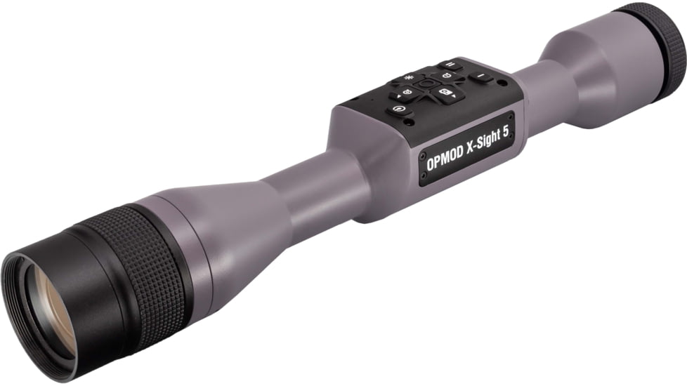 ATN OPMOD X-Sight 5 3-15x, 4K+ UHD Smart Day/Night Hunting Riflescope in Wolf Grey w/ Quick Detach Mount, Wolf Grey, DGWSXS3155OPWG