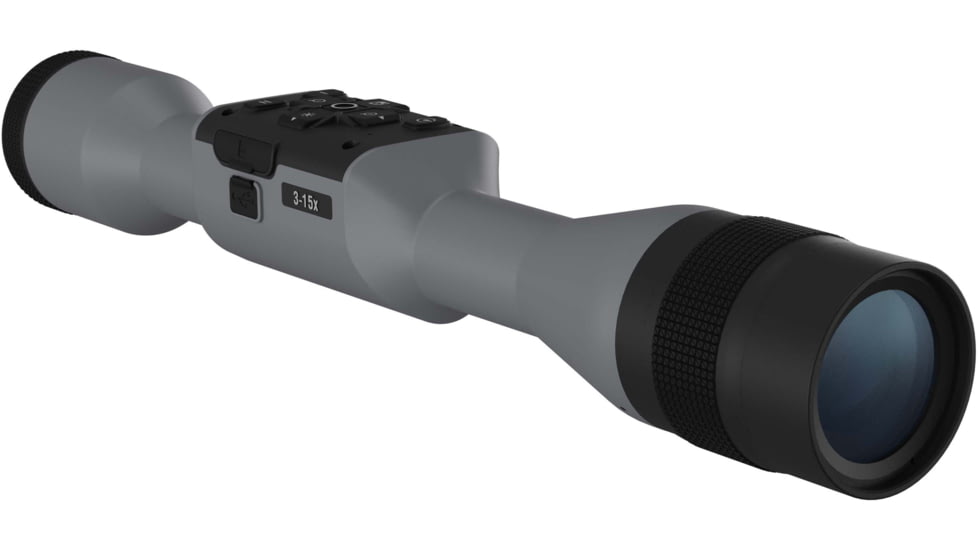 OPMOD ATN X-Sight 5, 3-15x, UHD Smart Day/Night Hunting Rifle Scope in Wolf Grey