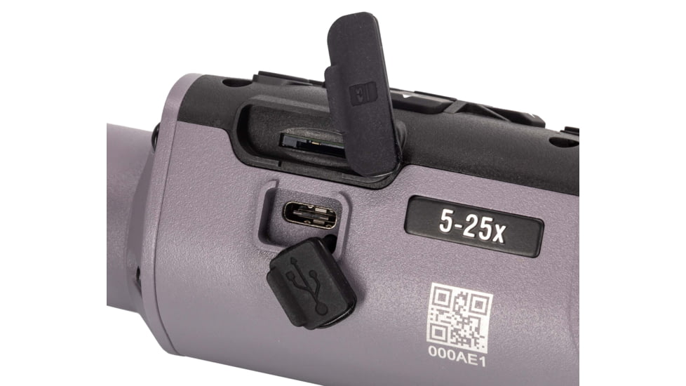 ATN OPMOD X-Sight 5 5-25x, 4K+ UHD Smart Day/Night Hunting Riflescope in Wolf Grey w/ Quick Detach Mount, Wolf Grey, DGWSXS5255OPWG
