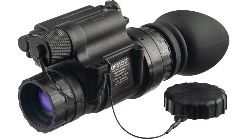 OPMOD Limited Edition GEN 3 PVS-14 Pinnacle Night Vision Monocular,Green Phosphor,Charcoal, OPMODPVS14G