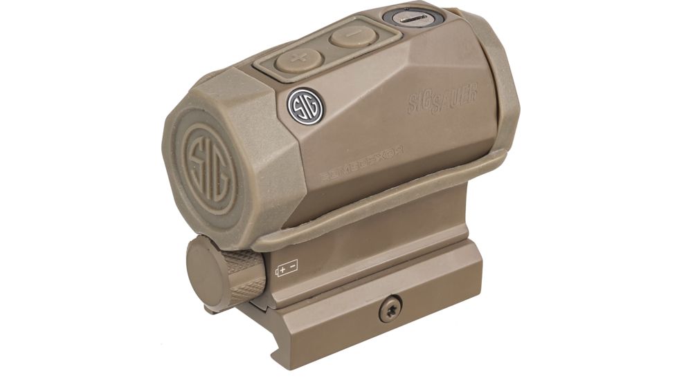SIG SAUER OPMOD Romeo5 XDR 1x20mm Compact Red Dot Sight, 2 MOA Dot/65 MOA Circle Dot Reticle, Flat Dark Earth SOR52112