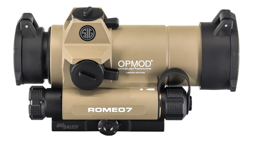 EDEMO SIG SAUER OPMOD ROMEO7 Reflex Red Dot Sight, 1x30mm, 2 MOA Red Dot Reticle, FDE, SOR71021, EDEMO4