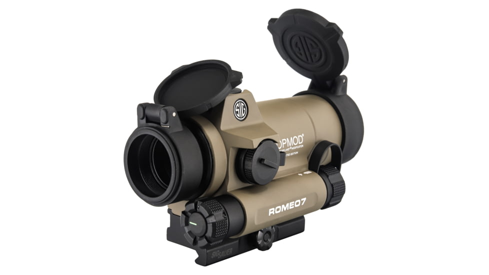 EDEMO SIG SAUER OPMOD ROMEO7 Reflex Red Dot Sight, 1x30mm, 2 MOA Red Dot Reticle, FDE, SOR71021, EDEMO4