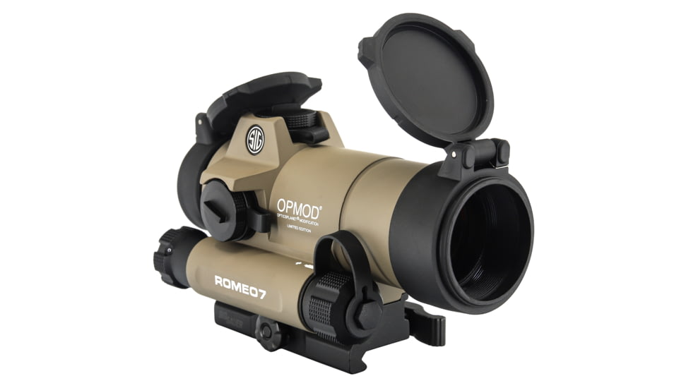 EDEMO SIG SAUER OPMOD ROMEO7 Reflex Red Dot Sight, 1x30mm, 2 MOA Red Dot Reticle, FDE, SOR71021, EDEMO4