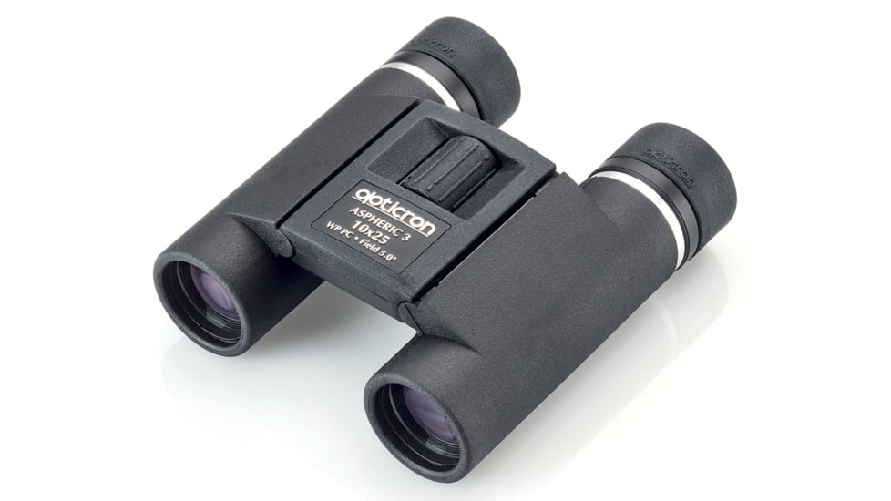 Opticron Aspheric 3 10x25mm Roof Prism Compact Binocular, Black, 30763