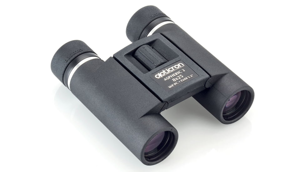 Opticron Aspheric 3 8x25mm Roof Prism Compact Binocular, Black, 30762