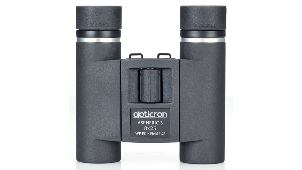 Opticron Aspheric 3 8x25mm Roof Prism Compact Binocular, Black, 30762