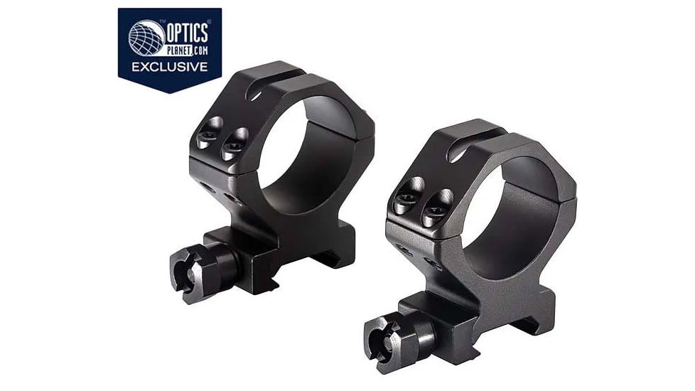 USED OpticsPlanet 30mm Medium Rings, 1.06in/27mm, Black, 30mm, SO-MRS-30-02, EDEMO5, Condition Fair, Other