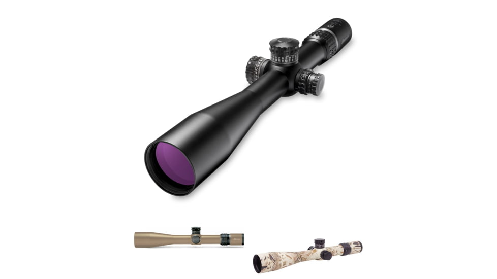OpticsPlanet Exclusive Burris Xtreme Tactical 5-25x50mm Rifle Scope, Black, Flat Dark Earth, Prym1 Sand