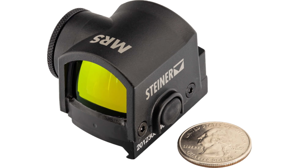 OpticsPlanet Exclusive Steiner Micro Reflex Sight and Riser Combo, Black, 8700-R