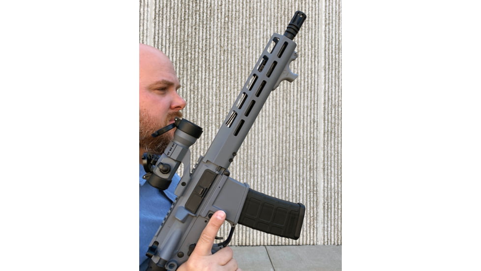Viriian OpticsPlanet Exclusive HS1 Hand Stop with IR Laser, M-LOK Mounting Retail Box, Wolf Gray, 912-0055